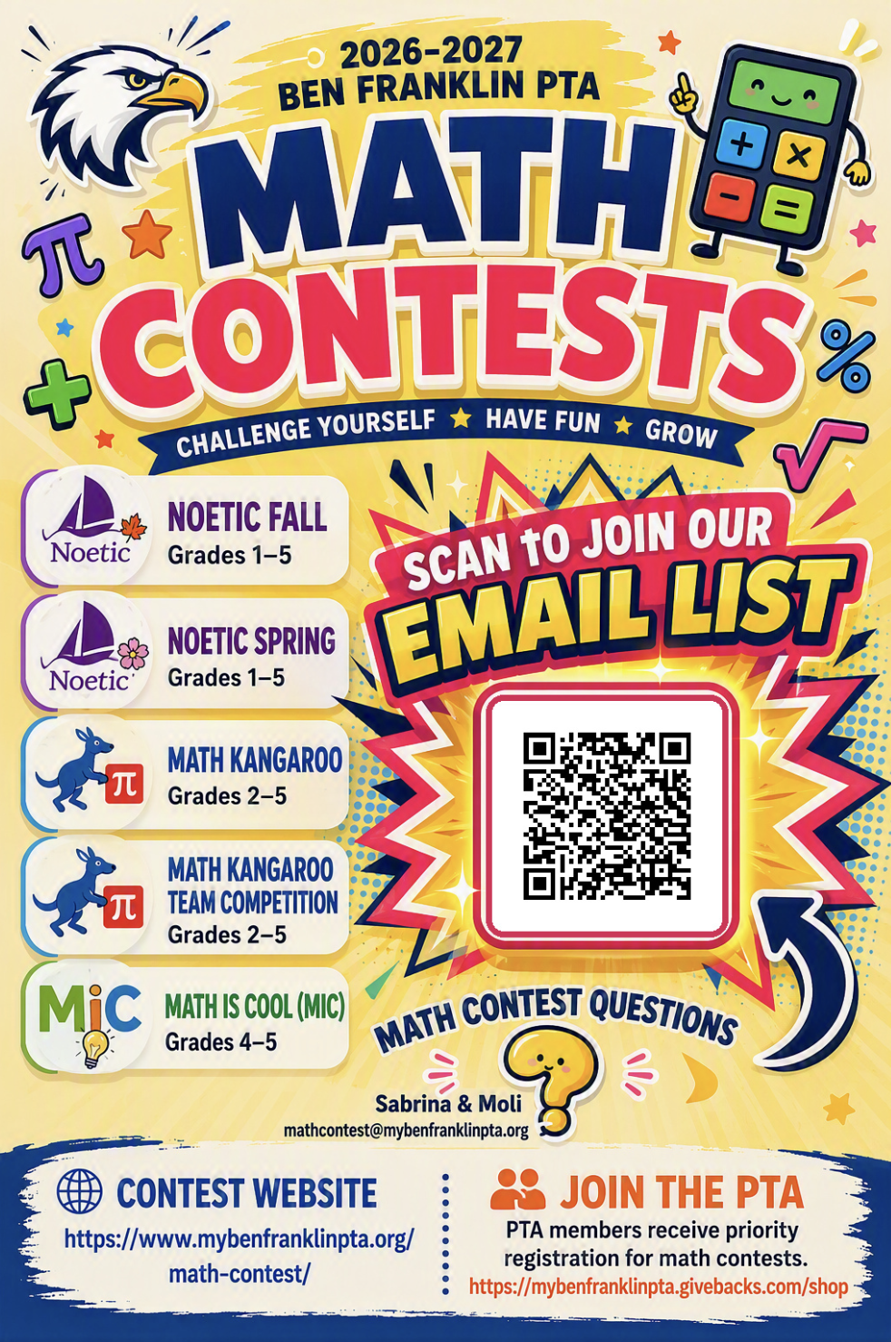 Math Contest flyer