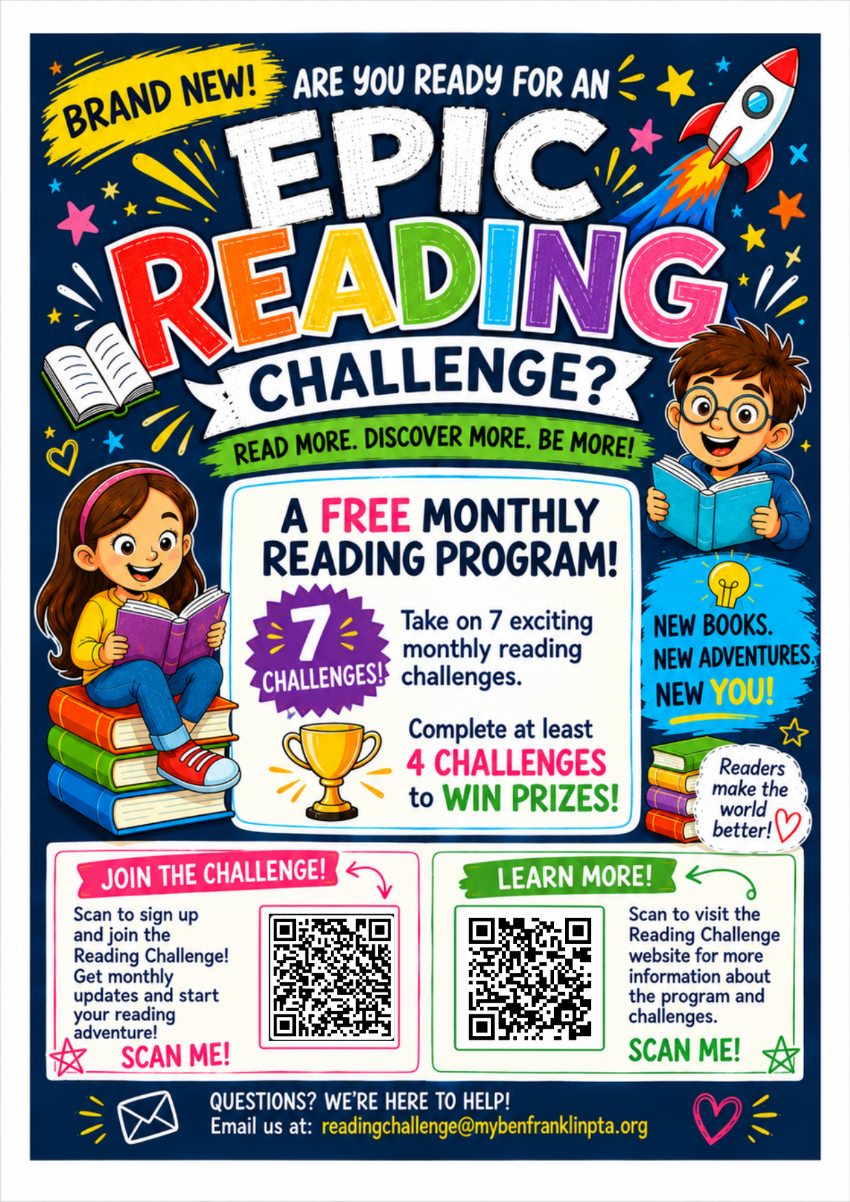 Reading Challenge flyer