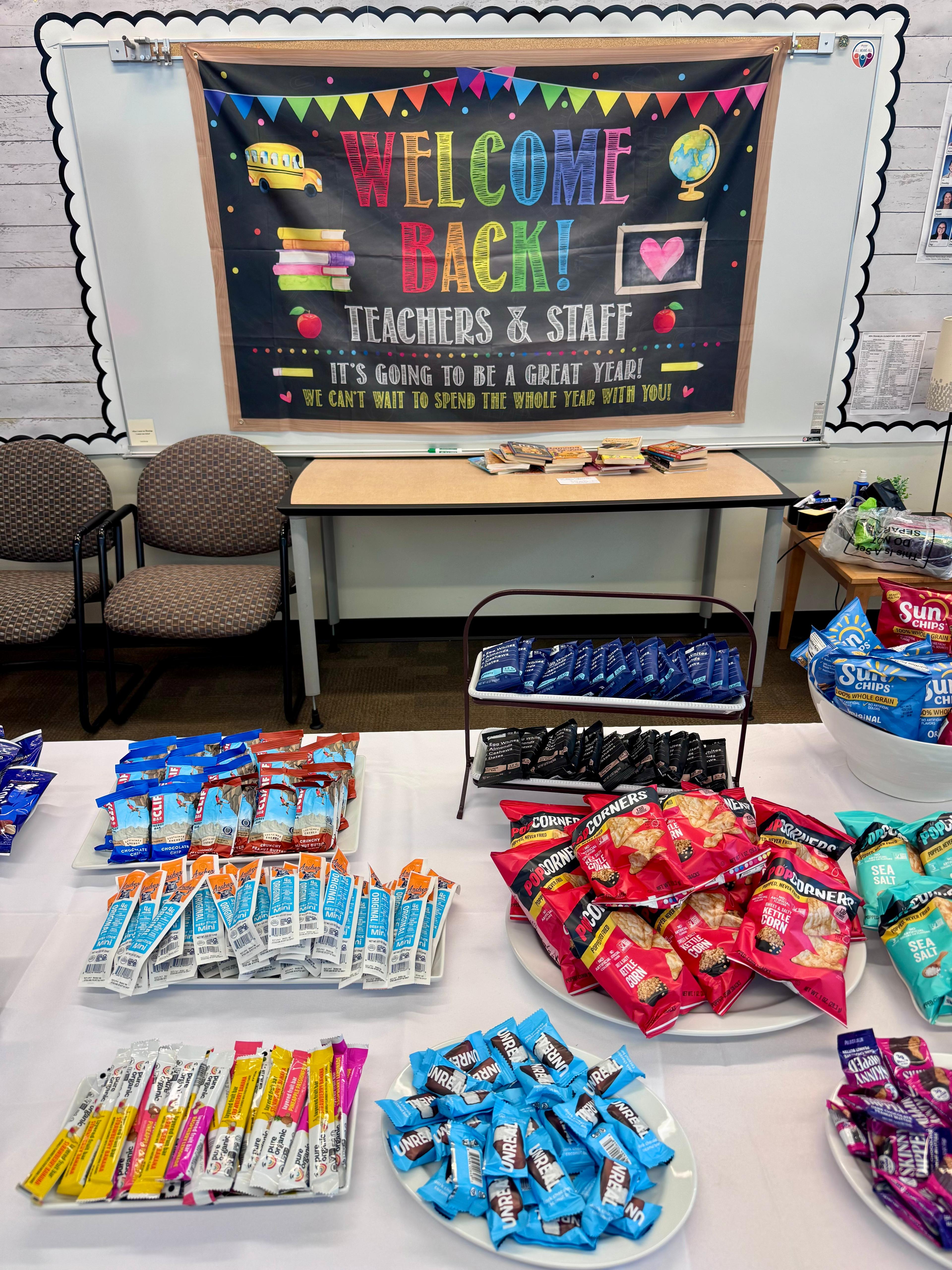 Welcome Back Teachers and Staff celebration